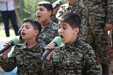 مراسم رونمایی از یادمان شهدای گمنام